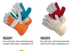 Leather Palm Protective Assembly Safety Tools Work Assembly Gloves - Image 1