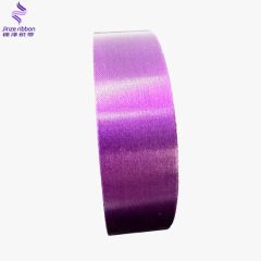 Factory Stocked Polyester Single/Double Faced Smooth Violet Purple Satin Ribbon - Image 5