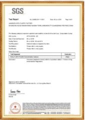 SGS certificate from Shanghai Power Engineering Machinery Co., Ltd.
