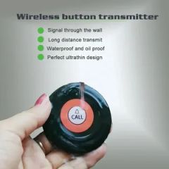 Waiter Call System 4 Watch Pager Receivers 40 Table Call Buttons Wireless Restaurant Call System Customer for Cafe SPA Hotel - Image 6