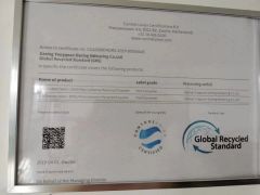 Global Recycled standard certificate from Xiamen Crownway Apparel Co., Ltd.