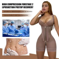Intiflower Women Butt Lift Shaper High Compression Colombias Full Body Shapers - Image 2