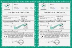 HMB excavator plate compactor and quick coupler CE certificate of Yantai Jiwei Construction Machinery Equipment Co., Ltd. – certificate photo, supplier certificates section