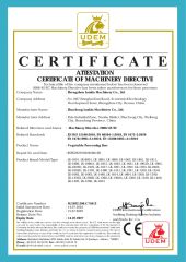 CE03 certificate from Zhucheng Lonkia Co., Ltd