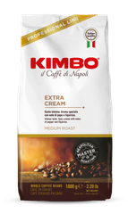 Kimbo Extra Cream Intensity High Origin Naples, Italy Caffeine Content Medium Roast Level Medium Roast Package Weight 1000g, 1000g (1kg) Vacuum-sealed Bag - Image 1