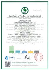 Carbon Footprint Certificate-Toe warmer certificate from Junten Keep-Warm Products (Kunshan) Co., Ltd.