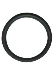 Latex Steering Wheel Covers Payment T/T Origin China Size Universal Brand Pengzhan Color Red/Black Logo Accepetance Model NO. - Image 1