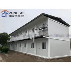 Factory Sale Wholesale Steel Prefab Container Modular Prefabricated Office House for Worker Dormitory Camp Construction Site Cabin - Image 5