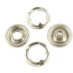 Hot Sale Metal Garment Accessories Prong Ring Snap Button - Image 4