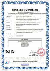 ROHS certificate from Shenzhen Winfor Canbo Technology Co., Ltd.