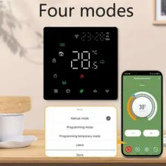 Programmable LCD Display Touchscreen Underfloor Heating Temperature Controller - Image 1