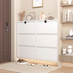 Practical Shoe Cabinet Single-Leg Support Large-Capacity Multi-Level Shoe Rack - Image 1