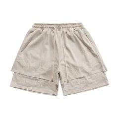 Custom Mesh Rack Basketball Contrast Embroidery Mesh Shorts Type Pants Size Custom Pattern Logo Origin China Gender - Image 5