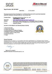 SGS certificate certificate from Dongying Kende Imp. & Exp. Co., Ltd.