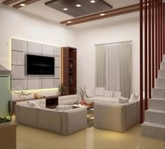 Flat Interior Designing Service Finish Type Modern Finishes Layout Planning Smart Layout Planning Furniture Design Custom Furniture - Ahsan Interior