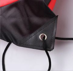210d Custom Promotional Polyester Drawstring Bag/Advertising Drawstring Backpack - Image 4