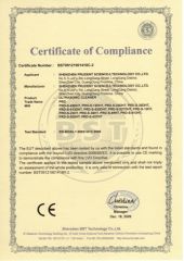 CE-LVD certificate from Shenzhen Keepleader Machinery Co., Ltd.