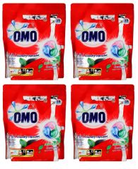 112 x OMO 3-IN-1 LAUNDRY CAPSULES FRESH EUCALYPTUS FRONT & TOP LOADER NEW 4xPk28 - Image 3