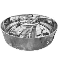 Stainless Steel SS316 Food Grade Round Pressure Inward Cm 2 Shell Tank Manway - Image 2
