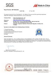 SGS Certificate certificate from Chico Crop Science Co., Ltd.