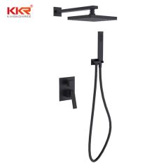 Modern Bathroom Fitting Shower Heads Faucet System Hardware Square Non Shared Function Shower Set - Image 6