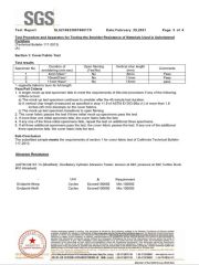Certificate certificate of HANGZHOU AIFU HOUSEHOLD CO., LTD. – certificate photo, supplier certificates section
