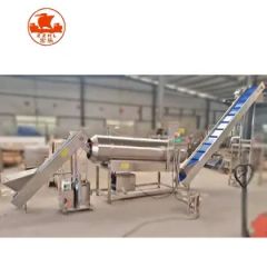 Stainless Steel Corn Puffs Flavoring Tumbler Making Machines/Corn Snacks Seasoning Making Machines - Image 2