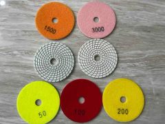Angle Grinder Diamond Polishing Pad Origin Nantong Model NO. DPP-A HS Code 68042190 Trademark LANDABRASIVES Transport Package - Image 1