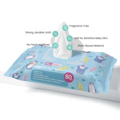 Biodegradable Nonwoven Pure Water Baby Wipe - Image 2