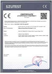 CE certificate from Beijing Jincheng Mining Technology Co., Ltd.