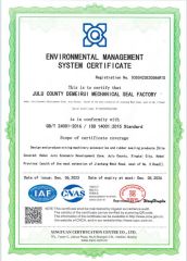 ISO 14001 certificate from Xingtai Top-Team Import and Export Trade Co., Ltd.
