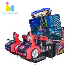 2025 New Racing Car Game Machine 65 "Dual Screen Racing Video Arcade Game Machine 3D Car Racing Game for Sale - Image 2