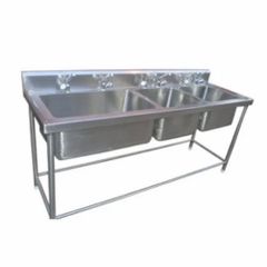 Stainless Steel Hand Wash Basin Finish Matt Durability High Steel Grade SS 304 Performance Efficient Mounting Type Wall - Image 5