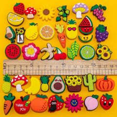 Wholesale New Arrival Custom PVC Fruits Flower Shoe Decorations - Image 4