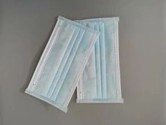 Nonwoven Single Use Blue Color Earloop Disposable 3 Ply Face Mask - Image 1