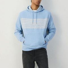 Premium Cotton Fleece Colorblock Pullover Hoodie with Front Pocket - Custom Wholesale Casual Apparel - Image 4
