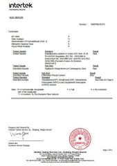 RoHs certificate of Anji Nice Import and Export Co., Ltd. – certificate photo, supplier certificates section