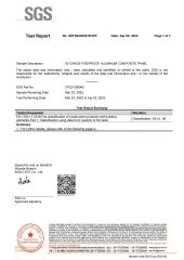 En13501-1:2018 certificate of Guangzhou Aluloyal Decorative Materials Co., Ltd – certificate photo, supplier certificates section