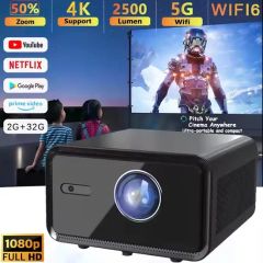Android 12 Smart Projector, Native 1080P, 1000 ANSI, Bluetooth Speakers, Auto Obstacle Avoidance - Image 5