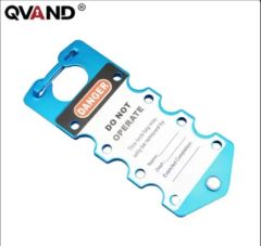 Heavy-Duty Lockout Tagout Hasp with Multiple Padlock Slots Trademark QVAND Model NO. M-D24 Lock Hole Size 8mm Color - Image 3