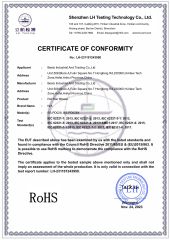 ROHS OF PET HAIR BLOWER certificate of Bests Industrial and Trading Co., Ltd – certificate photo, supplier certificates section