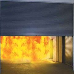 Black Fire Rated Rolling Shutters Material MS Color Black Brand Hormann Type Rolling Doors Thickness 1 to 5 mm Surshape Finish - Image 1