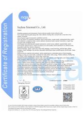 NQA ISO certificate from Suzhou Sinomed Co., Ltd.