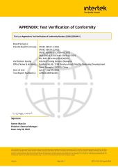 EMC certificate of Shenzhen Zhehua Technology Co., Ltd. – certificate photo, supplier certificates section
