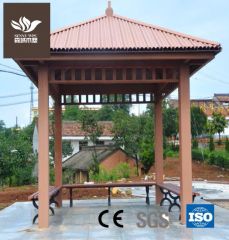 Wood Plastic Composite Durable Outdoor Pavilion Size Customized Trademark Senyu Color Customized Duration 15 Years Cover Material - Image 2
