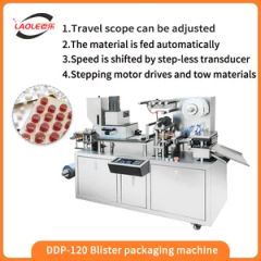 DDP-120 Flat-Plat Eautomatic Tablet Capsule Medicine Pharmaceuticals Blister Packing Machine - Image 2