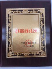 Model enterprice certificate from Qingdao Interplast Machinery Co., Ltd.