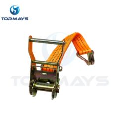 Transport Accessories Steel Wide Handle Ratchet Strap for Use with Orange Polyester Cargo Strap - Tormays Technology (Hebei) Co., Ltd.