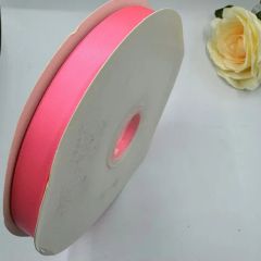 100% Polyester 15mm Single Face Lt. Coral Satin Ribbon for Custom Logo - Image 6