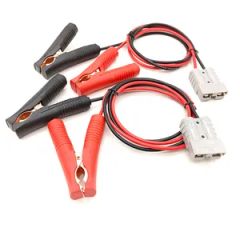 Alligator Clip to Anderson Connector Solar Battery Extension Cable for Solar Panel - Image 2